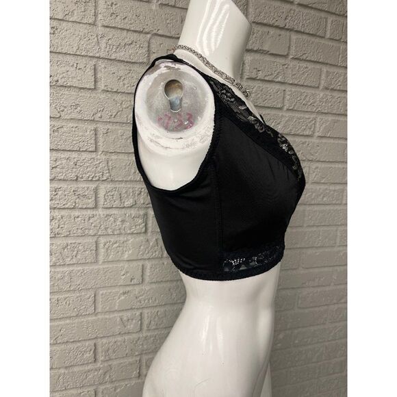 Rhonda Shear Black & White Lace Pin-Up Bralette Size XL NWT - Picture 5 of 10